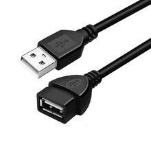 Cable extensor USB 2,0, transmisión de datos, supervelocidad, para Monitor, proyector, ratón J 2024 - compra barato
