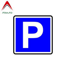 Aliauto Warning Car Sticker Visitors Parking Only Reflective Decal Accessories PVC for Jaguar Hyundai I30 Honda Accord,12cm*12cm 2024 - buy cheap