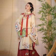 2022 traditional chinese style hanfu clothes woman elegant ancient folk dance costume ancient oriental performance costume 2024 - buy cheap