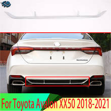 For Toyota Avalon XX50 2018 2019 2020 2021 ABS Chrome Rear Bumper Skid Protector Guard Plate accessories 2024 - buy cheap