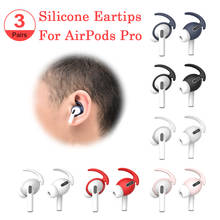 Auriculares de silicona blanda para Airpods Pro, 3 pares de tapones para los oídos, tapa de gancho para las orejas, Bluetooth, de alta calidad 2024 - compra barato