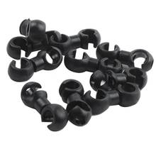 10PCS Rotatable MTB Brake Line Buckle Bike Brake Derailleur Shift Cable Line Pipeline Storage Device Ring Clasp black 2024 - buy cheap