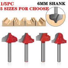 1pc 6mm Shank wood router bit Straight end mill trimmer cleaning flush trim corner round cove box bits tools 2024 - buy cheap