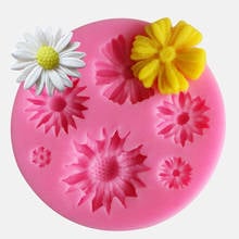 3d Flower Silicone Molds Fondant Chocolate Craft Cake Candy Sugarcraft Ice Pastry Baking Tool Mould silicone baking mold 2024 - buy cheap