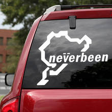 Neverbeen-pegatina de carbono para coche, calcomanía bonita de vinilo, accesorios impermeables con personalidad, novedad 2024 - compra barato