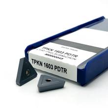 TPKN1603 TPKN 1603 PDTR LT30 hoja de aleación dura PVD herramienta de torneado externo CNC hoja de mecanizado de acero inoxidable hierro fundido 2024 - compra barato