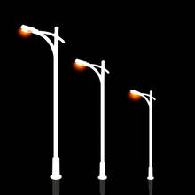 50 pcs HO  than model train road single head street lamp, the lamp model building model street lamp 2024 - buy cheap