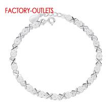 Pulsera de plata de primera ley con forma de buey para mujer, brazalete, plata esterlina 100%, estilo Simple, flor, Navidad, Año Nuevo, 925 2024 - compra barato