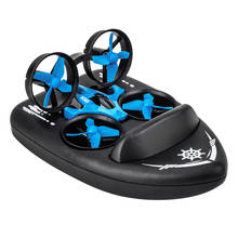 Mini Dron a control remoto H36F para niños, barco, coche, 4 canales, Land Water Air 360, juguete de regalo 2024 - compra barato