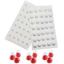 Molde de silicona con bola de 35 agujeros para Mousse, molde de trufa para pastel, postre, Chocolate, hornear, herramientas de pastelería para hornear, 1 ud. 2024 - compra barato