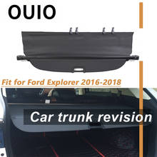 OUIO 1Set Car Rear Trunk Cargo Cover For Ford Explorer 2016 2017 2018 Car-styling Black Security Shield Shade Auto accessories 2024 - buy cheap