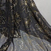 Tela de gasa bronceada para vestido de Cosplay, Material de tela para vestido de fiesta, bricolaje, para verano, blusa, bufanda, calificada 2024 - compra barato