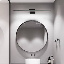 L400/600/800mm modern led bathroom mirror light washroom mirror lamps for home toilet dresser lighting black or white finished 2024 - buy cheap