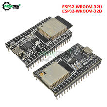 Placa base de ESP32-WROOM-32D ESP32-WROOM-32U, PLACA DE DESARROLLO DE ESP32-DevKitC, inalámbrica, WiFi, Bluetooth, módulo de filtro amplificador 2024 - compra barato