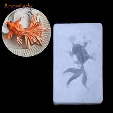 Goldfish Pendant Liquid Silicone Mold DIY Resin Jewelry Making Craft Tool JUL3 2024 - buy cheap