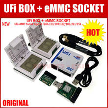 Caja de soporte UFI original FBGA 2021/153/169/162 186/221, herramienta de servicio EMMC completa, lectura de datos de usuario de EMMC, nuevo 254 2024 - compra barato