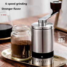 Mini molinillo de café portátil Manual de acero inoxidable, herramienta de cocina, hecho a mano 2024 - compra barato