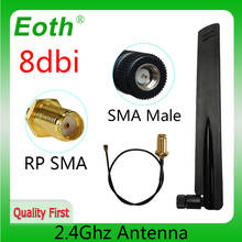 Антенна EOTH 2,4g 8 дБи sma male wlan wifi 2,4 ГГц антенна IPX ipex 1 SMA female pigtail Удлинительный кабель Модуль iot антенна 2024 - купить недорого