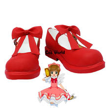 Cardcaptor Sakura Kinomoto Sakura Lolita Anime Customize Cosplay Flat Shoes 2024 - buy cheap