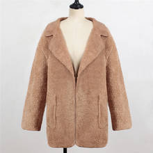 Teddy Coat Women Fluffy Jacket Spring Plush Thick Overcoat Plus Size Lamb Winter Faux Fur Coat Female Outerwear manteau 2019 A40 2024 - buy cheap