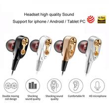 QKZ CK8 Dual Driver Earphones Stereo Bass HIFI Monitor Earbuds Handsfree With Mic Sport Running Headset 3.5mm Wired Earphones 2024 - buy cheap