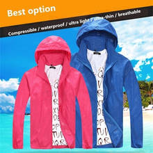 Waterproof Hiking Jacket Summer Couples UV Sun Protection Coat Clothing Men Women Fishing Clothes Outdoor Travel Camping XS-XXXL 2024 - buy cheap