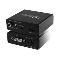Активный преобразователь Аудио и видео HDMI-DVI для PS4 ПК ноутбука к дисплею DVI с аудиовыходом 2024 - купить недорого