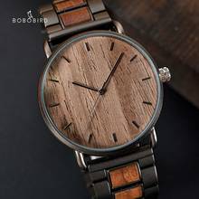 reloj hombre BOBO BIRD Wood Watches Men's Top Brand Luxury Quartz Wooden Wristwatches  for Male Clock Gift Drop Shipping OEM 2024 - buy cheap