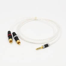 4.4mm to 2 RCA Balance Replacement Auido Upgrade Cable Cord Sound Cable 2024 - buy cheap