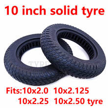 Neumático sólido ahuecado para patinete eléctrico, alta calidad, 10x2,0, 10x2.125, 10x2,25, 10x2,50, 1 ud. 2024 - compra barato