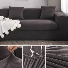 Capas de veludo para sofá, cores sólidas, para sala de estar, elástico, capa de sofá para poltrona, espreguiçadeira, protetor de sofá transversal 2024 - compre barato