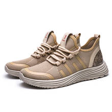 Spring 2020 new men sneakers comfortable fitness single shoes running non-slip flying woven shoes New Balance Shoes 2024 - buy cheap