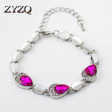 ZYZQ-Pulseras de muñeca con piedra brillante para mujer, accesorios clásicos de lujo para fiesta, regalo de aniversario, venta al por mayor 2024 - compra barato