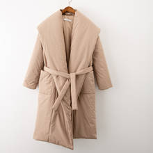 Женская зимняя куртка, стильная Толстая теплая длинная парка, Женская водонепроницаемая верхняя одежда, пальто, новинка 2020 2024 - купить недорого