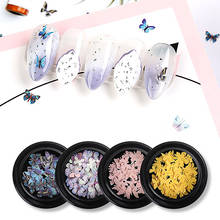 NEW Nail Art 3D Glitter Butterfly Decoration UV Gel False Nail Tips Art Tools  for Manicure For Gel Polish Nails 2024 - buy cheap