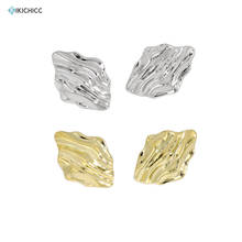 KIKICHICC-pendientes de plata de ley 925 y oro 2021, joyería fina de lujo, Piercing geométrico Irregular, para boda 2024 - compra barato