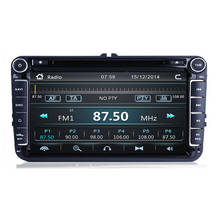 Radio con GPS para coche, reproductor con pantalla táctil de 8 pulgadas, 2Din, DVD, 3G, Bluetooth, USB, SD, volante, para VW, Golf, Polo, Jetta, Passat, Tiguan 2024 - compra barato