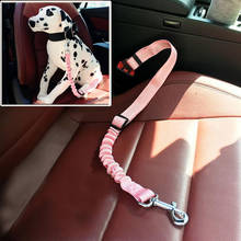 Cinturón de seguridad para perros y gatos, cinturón ajustable de nailon para coche, reflectante, elástico 2024 - compra barato