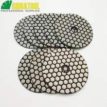 SHDIATOOL 7pcs/set 4inches dry Diamond polishing pads 100MM Resin bond diamond flexible grinding pads 2024 - buy cheap