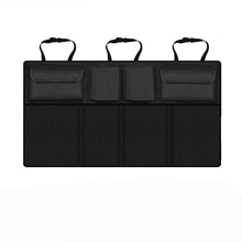 Bolsa de almacenamiento con múltiples bolsillos para asiento trasero, bolso Oxford de gran capacidad, ajustable, Universal 2024 - compra barato
