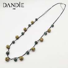 Dandie Fashionable porcelain and knitted ball necklace, simple female ornaments 2024 - buy cheap