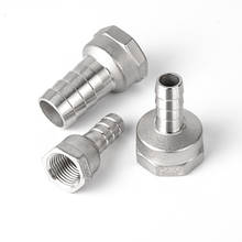 Stainless Steel Female BSP  3/8" Thread Pipe Fitting Barb Hose Tail Connector 8mm to 16mm Tools Accessory 2024 - buy cheap