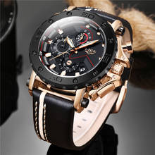 2020 LIGE мужские часы модные Лидирующий бренд кожаные спортивные часы мужские армейские военные часы Мужские кварцевые часы Relogio Masculino + коробка 2024 - купить недорого