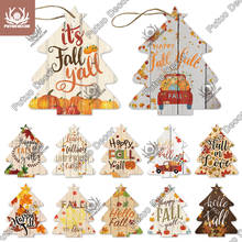 Putuo Decor FALL Tree Wooden Sign Autumn Hanging Plaque Wooden Wall Sign for Rustic Backyard Wall Art Home Xmas Tree Decoration 2024 - buy cheap