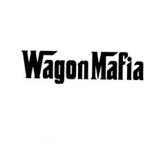 Interesting Car Stickers WAGON MAFIA Cool Tough Man Style Car Styling PVC 15cm X 4cm KK Vinyl Motorcycl Accessories Decals 2024 - buy cheap