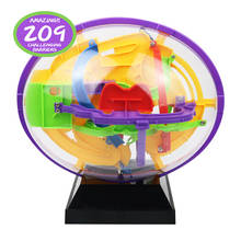 Модернизированный 3D пазл-лабиринт, мячи, образовательные вызовы, 209 уровней баланса, лабиринт-шар, забавная игра-головоломка, магический куб, детские головоломки, игрушки 2024 - купить недорого