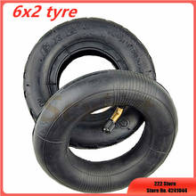 6X2 tire set :tyre and Inner Tube Electric Scooter Wheel Chair Truck Use 6 inch Tire Tyre F0 Pneumatic Trolley Cart 2024 - buy cheap