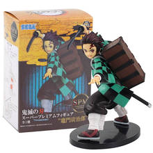 Figura de acción coleccionable de Demon Slayer, Kimetsu no Yaiba Kamado Tanjirou, modelo de PVC de 18cm, juguete 2024 - compra barato