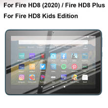 Tempered Glass Screen Protector for Amazon Fire HD8 2020 Film HD8 Plus Kids Edition Screen Guard 2024 - buy cheap