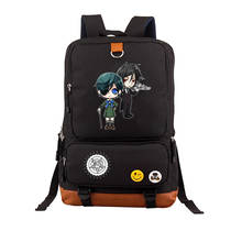 Anime Kuroshits Black Butler Ciel Sebastian Backpacks Teenage School bookBags Laptop Backpack women men Printing Travel Rucksack 2024 - buy cheap